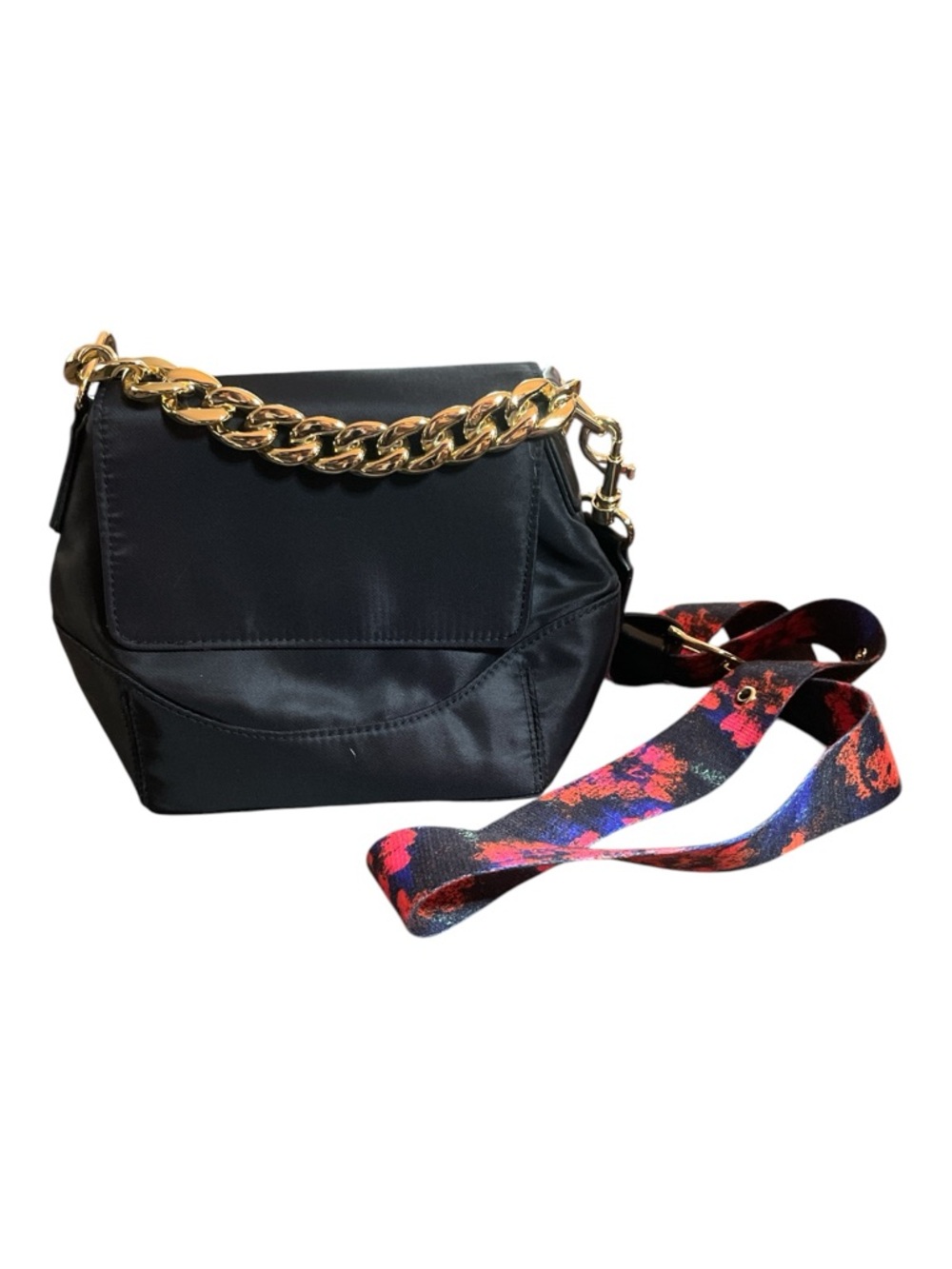 Rachel Comey x Target crossbody bag in classic black with gold‑tone hardware